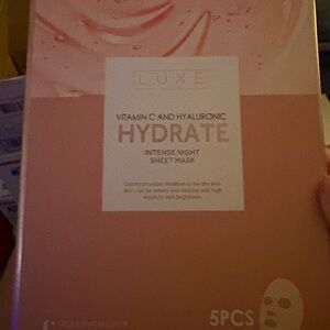 Luxe Vitamin C and Hyaluronic Infused Sheet Mask - Orange